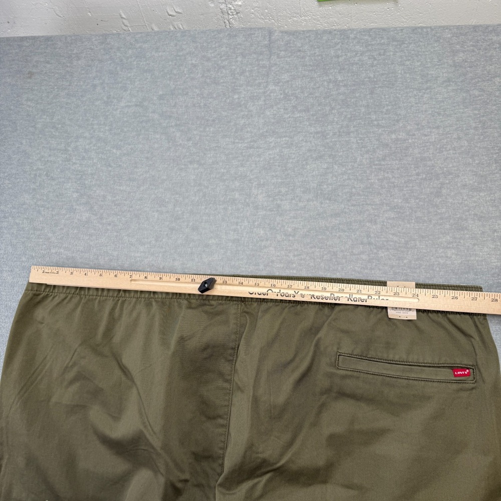 Levis Pants Mens 5XL Green XX Chino Jogger Drawstring Tapered Stretch Twill NEW - Picture 10 of 12